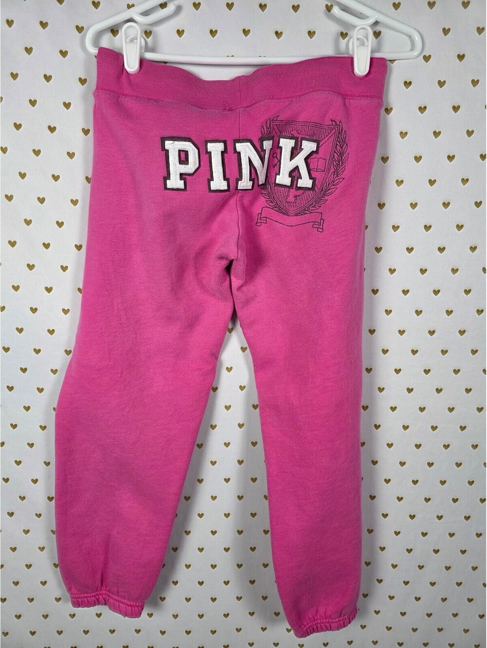 Victorias Secret PINK Vintage Logo Butt Y2k Sweatpants Sweats XS